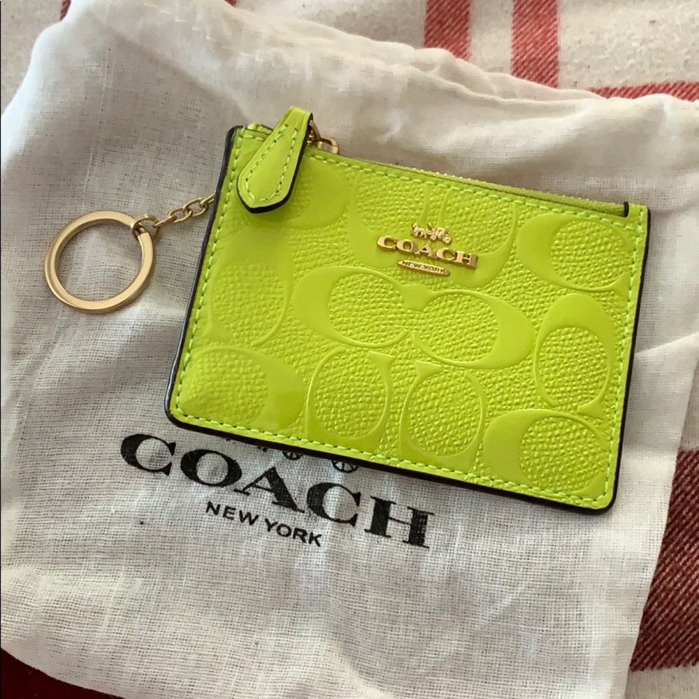 Coach card holder